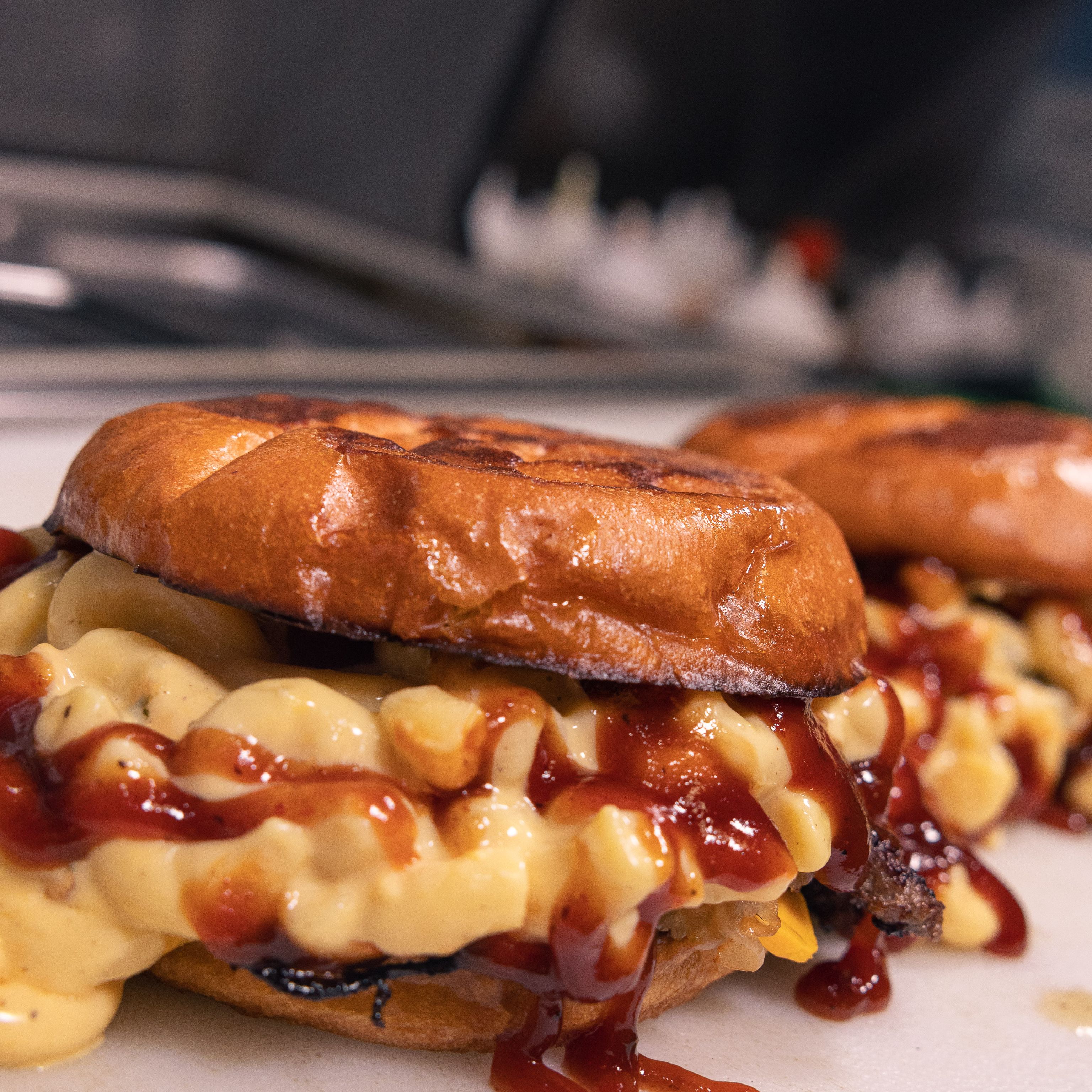 Mac and Cheese Burger - Original Slap burger