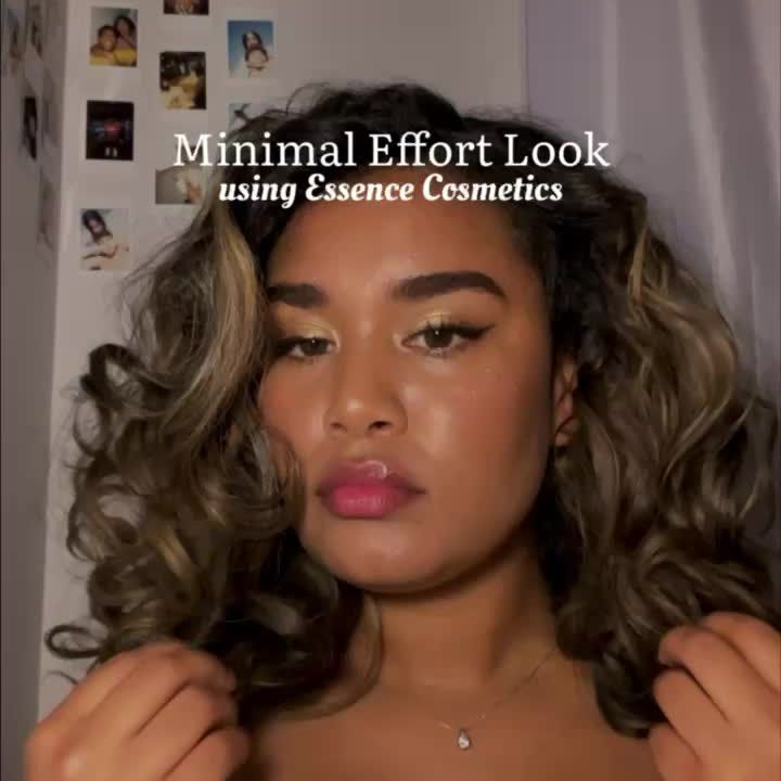 Minimal Effort Make Up Look