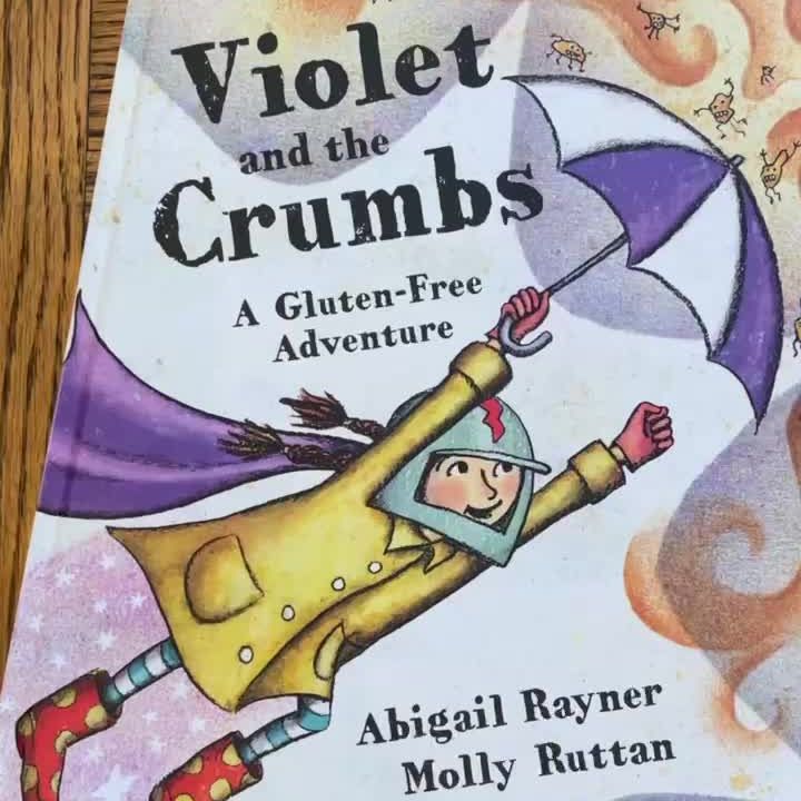 Violet on the crumbs