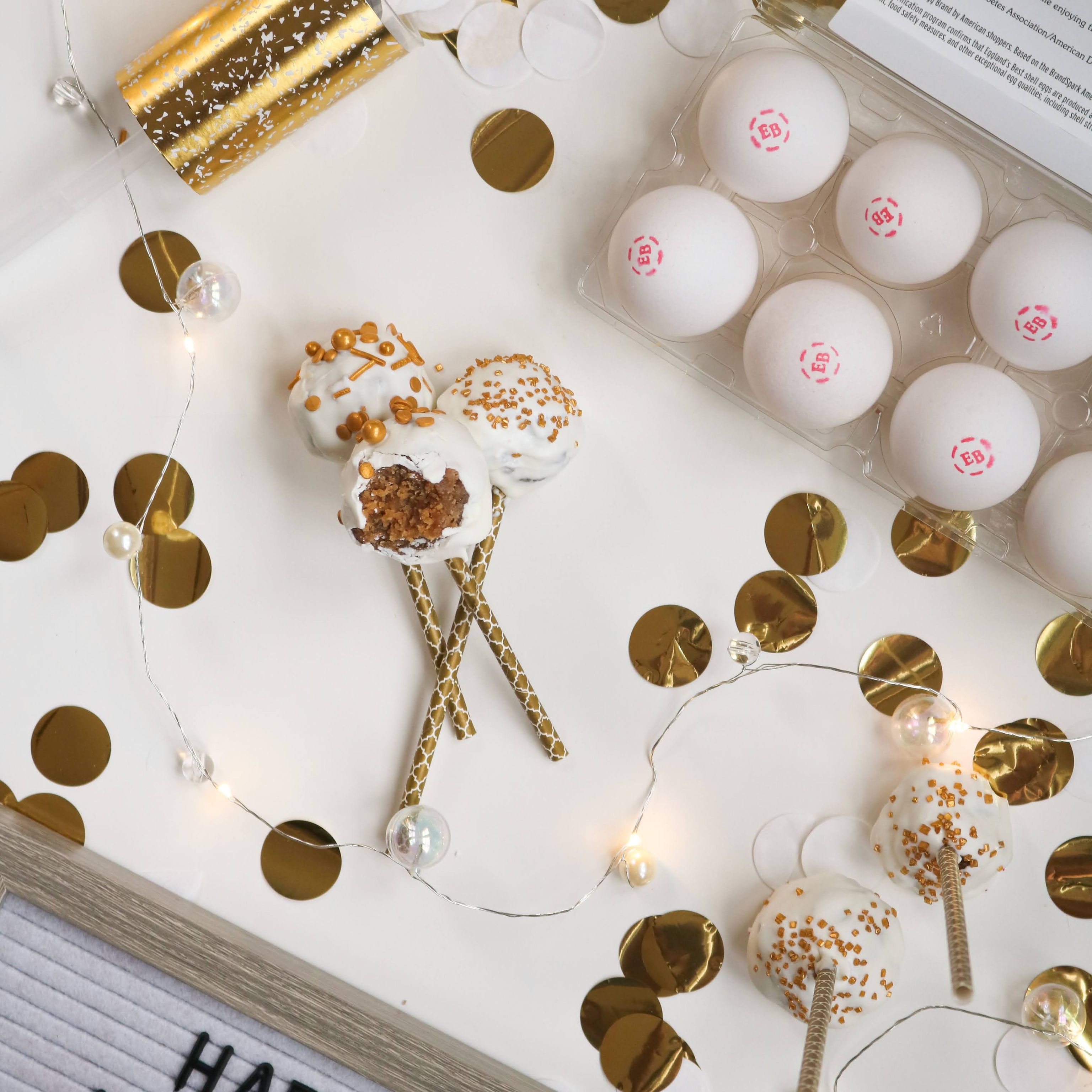 Eggland's Best New Year's Recipe–Cake Pops