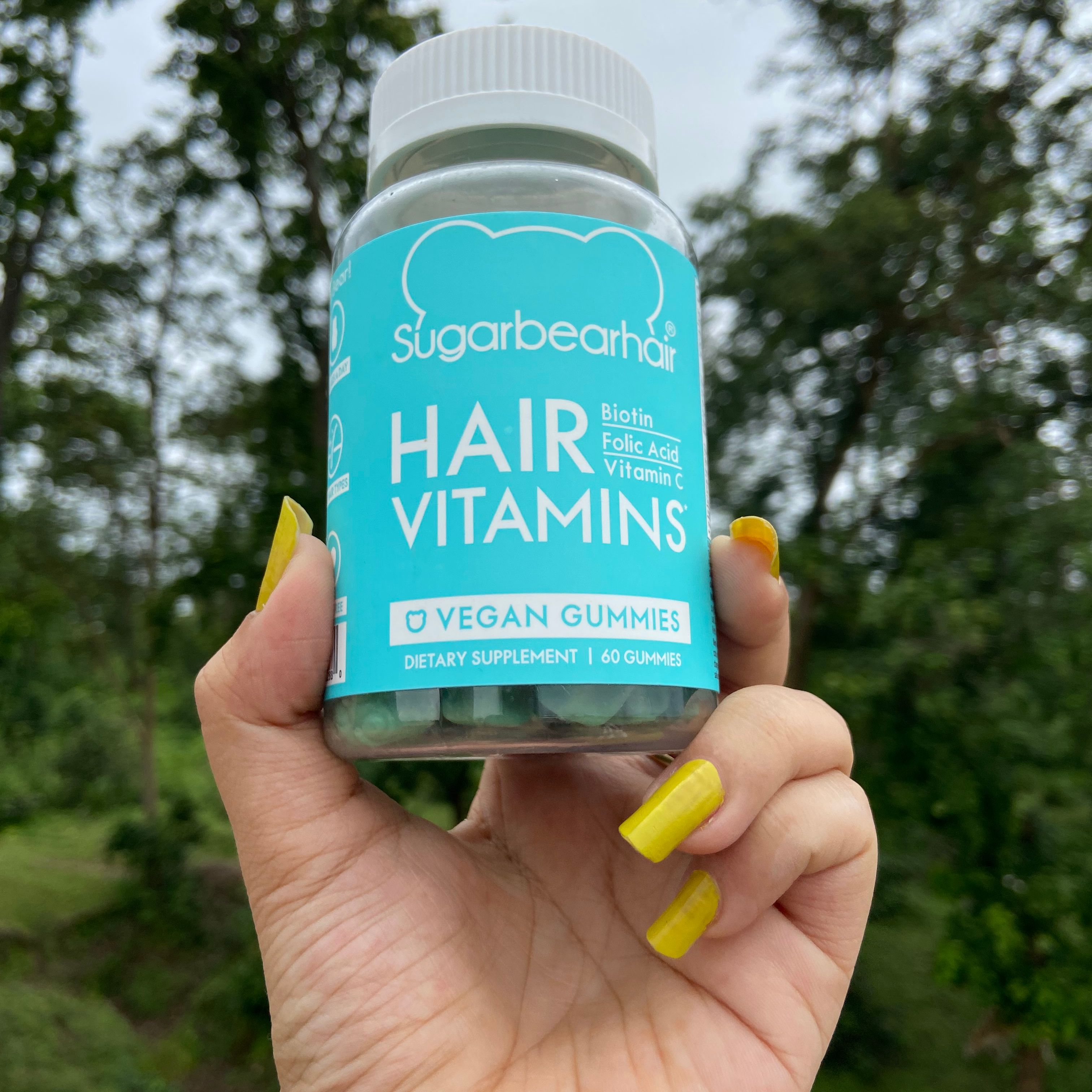 Ad for SugarBear Hair vitamins