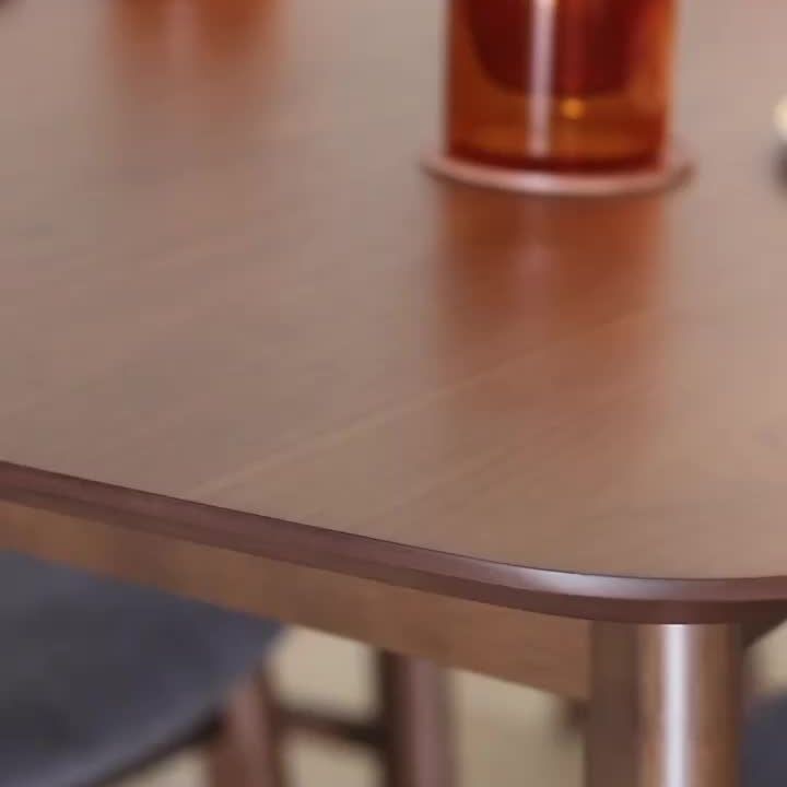 Home tour video featuring table set.
