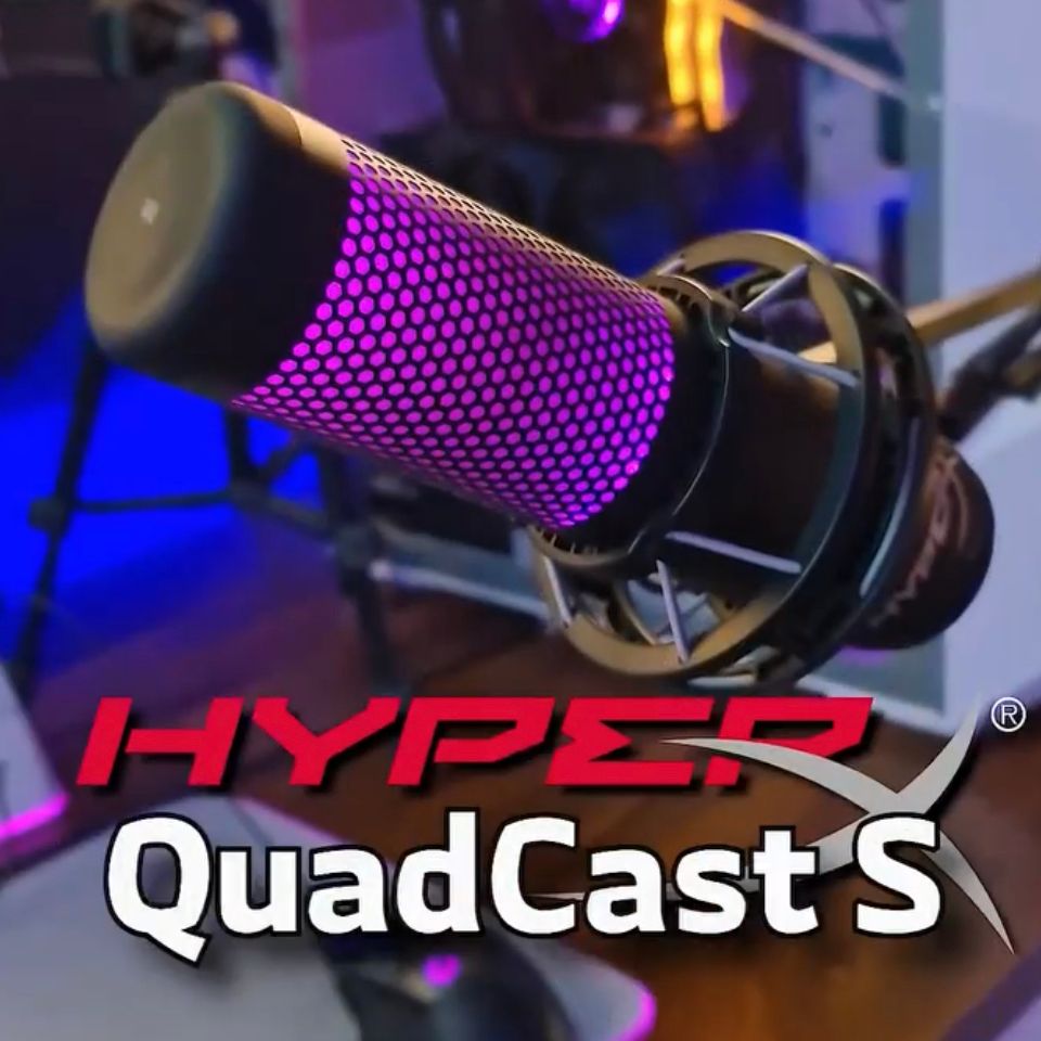 HyperX quadcast s mic unboxing